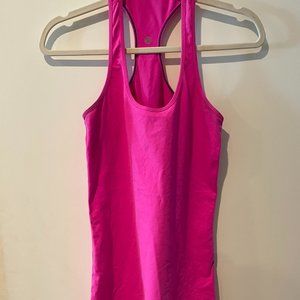 Lululemon Cool Racerback Top Size 8 Color Hot Pink